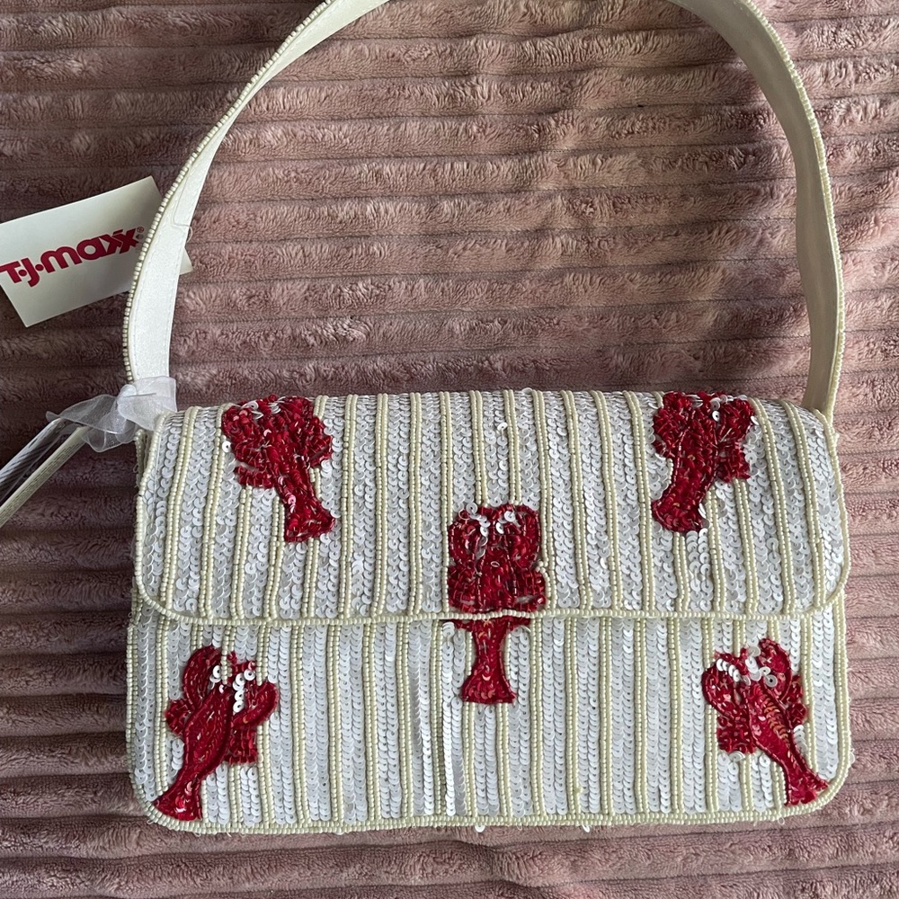 Viral TikTok Lobster Beaded Bag
